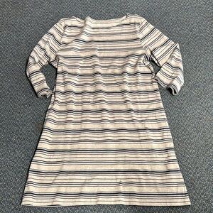 Garnet hill striped dress size 16 // 040657